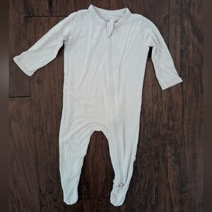 3-6m Kyte Zip Footie in Blush